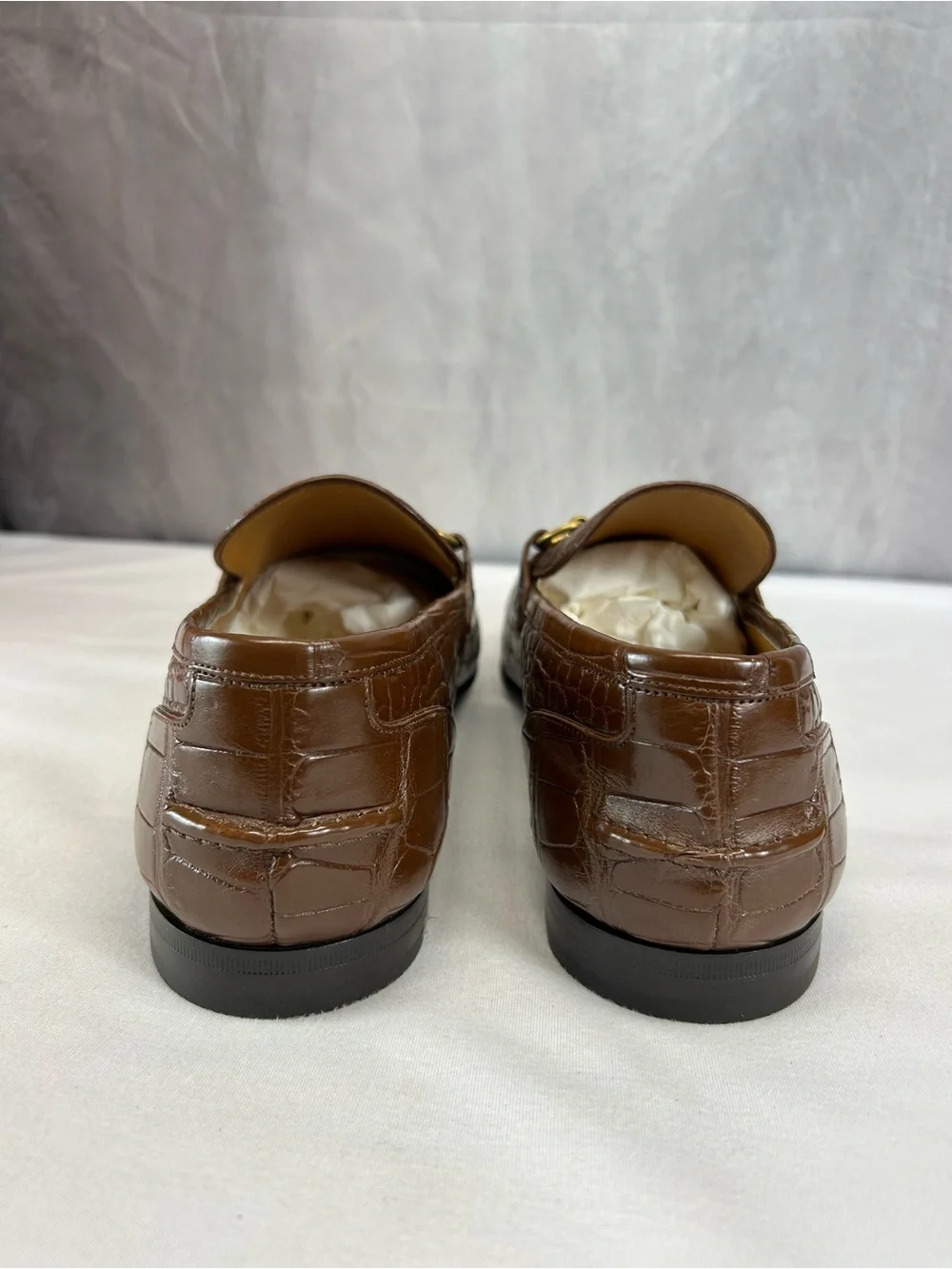 Gucci Men's Gucci Jordaan crocodile loafer